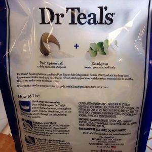 Muối Epsom Dr Teal's Bạch Đàn & Bạc Hà 3lbs (1.36kg)