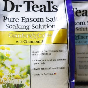 Muối Epsom Dr Teal’s Hoa Cúc La Mã – Comfort & Calm – 3lbs (1.36kg)
